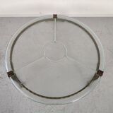 Brutalist vintage coffee table, 80s