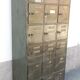 Antique metal cabinet - 18 lockers