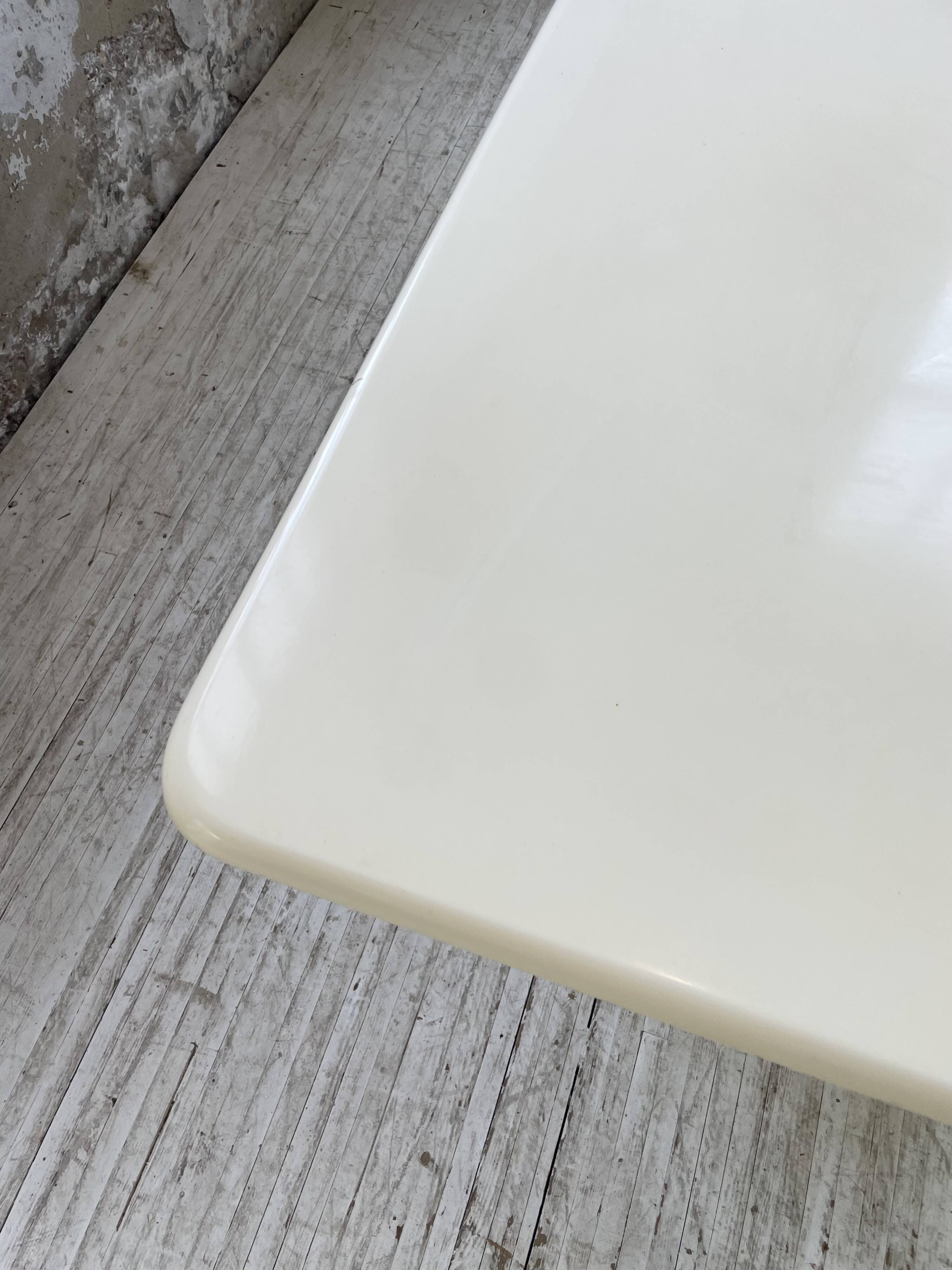 80s lacquered desk and mirror