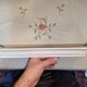 HBCM two-handled tray, mid-20th century
