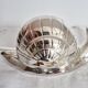 Antique butter dish Silver-plated snail