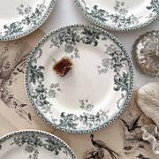 4 dessert plates ironstone "Liserons" Choisy le Roi