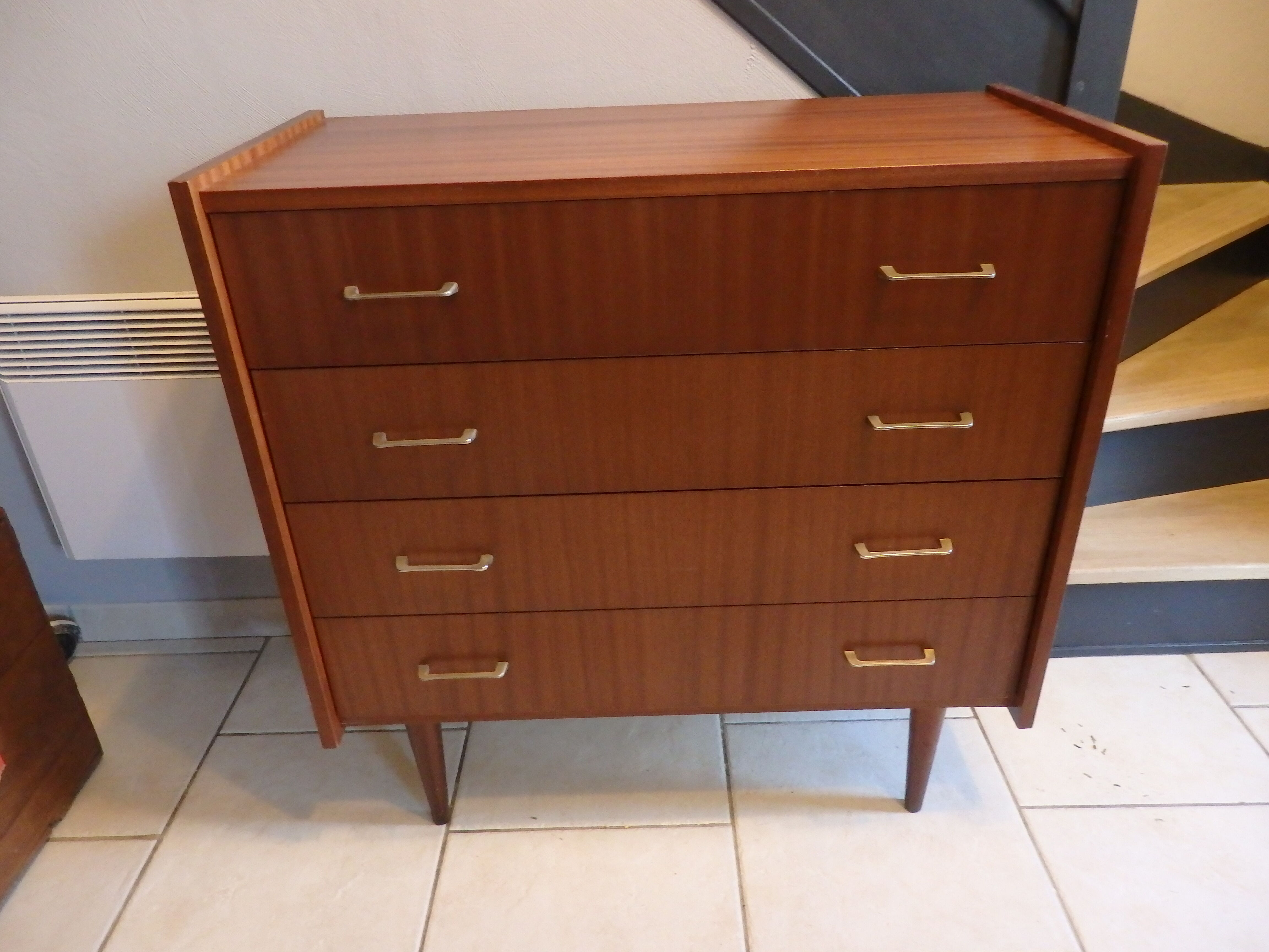 Vintage teak chest of drawers
