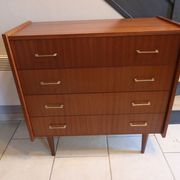 Vintage teak chest of drawers