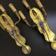 Pair of bronze empire sconces