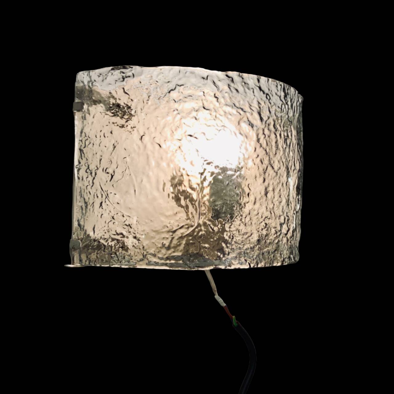 Set of 3 Italian Wall Lamps from the 1970s by Carlos Nazon for Mazzega