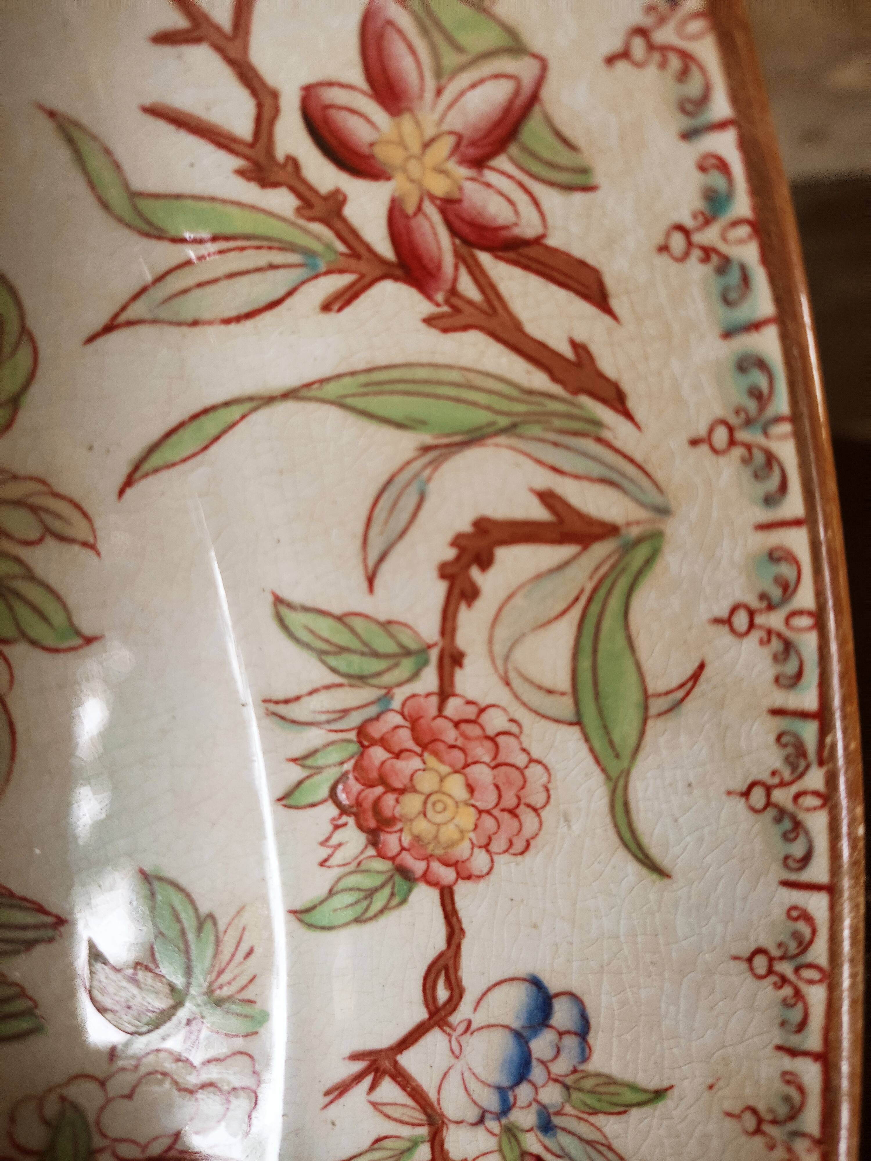 2 earthenware raviers by Sarreguemines