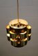 classic mid-century pendant lamp *** Werner Schou *** Coronell Elektro