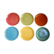 6 plates flat Salins Deauville 1960 French design