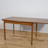 Mid-century teak extendable dining table, Denmark, 1960s