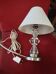 Lampe de chevet année 50 cristal et chrome