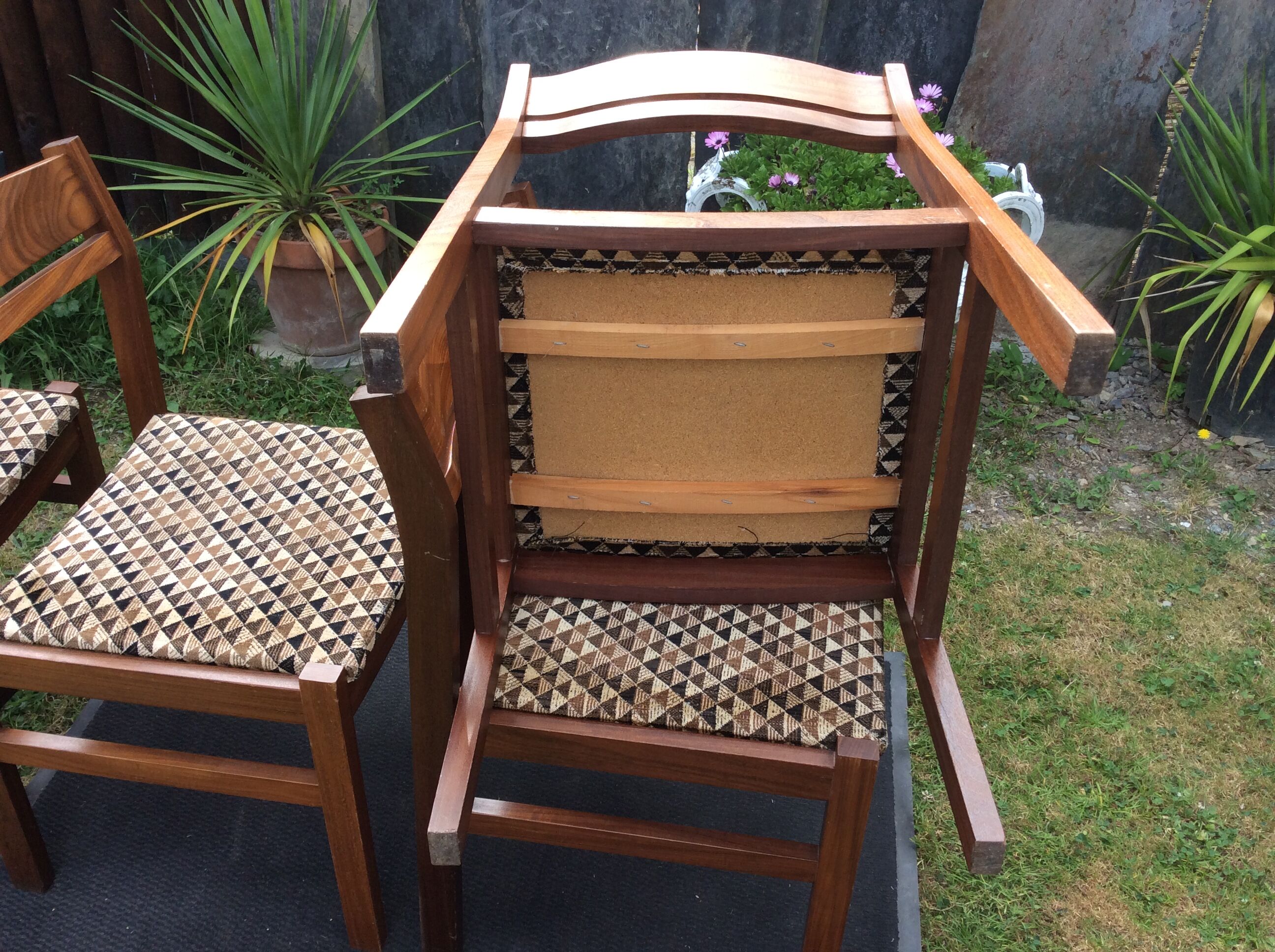 Vintage Scandinavian teak chairs