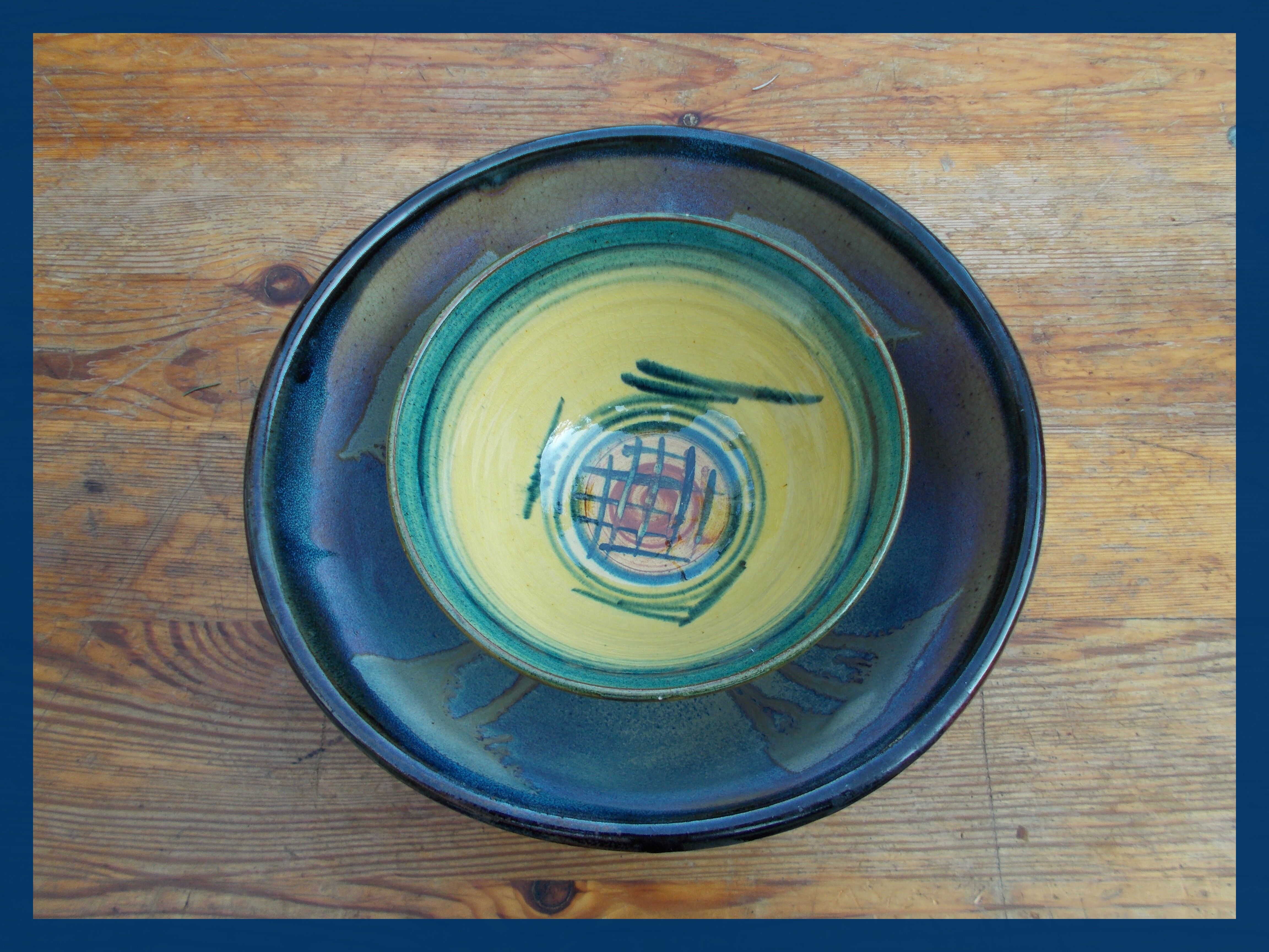 Set of 3 corsican ceramic