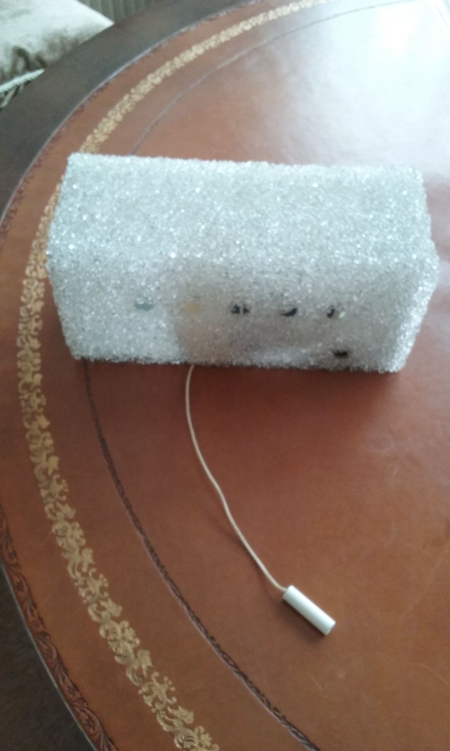 60s granite glass wall sconces