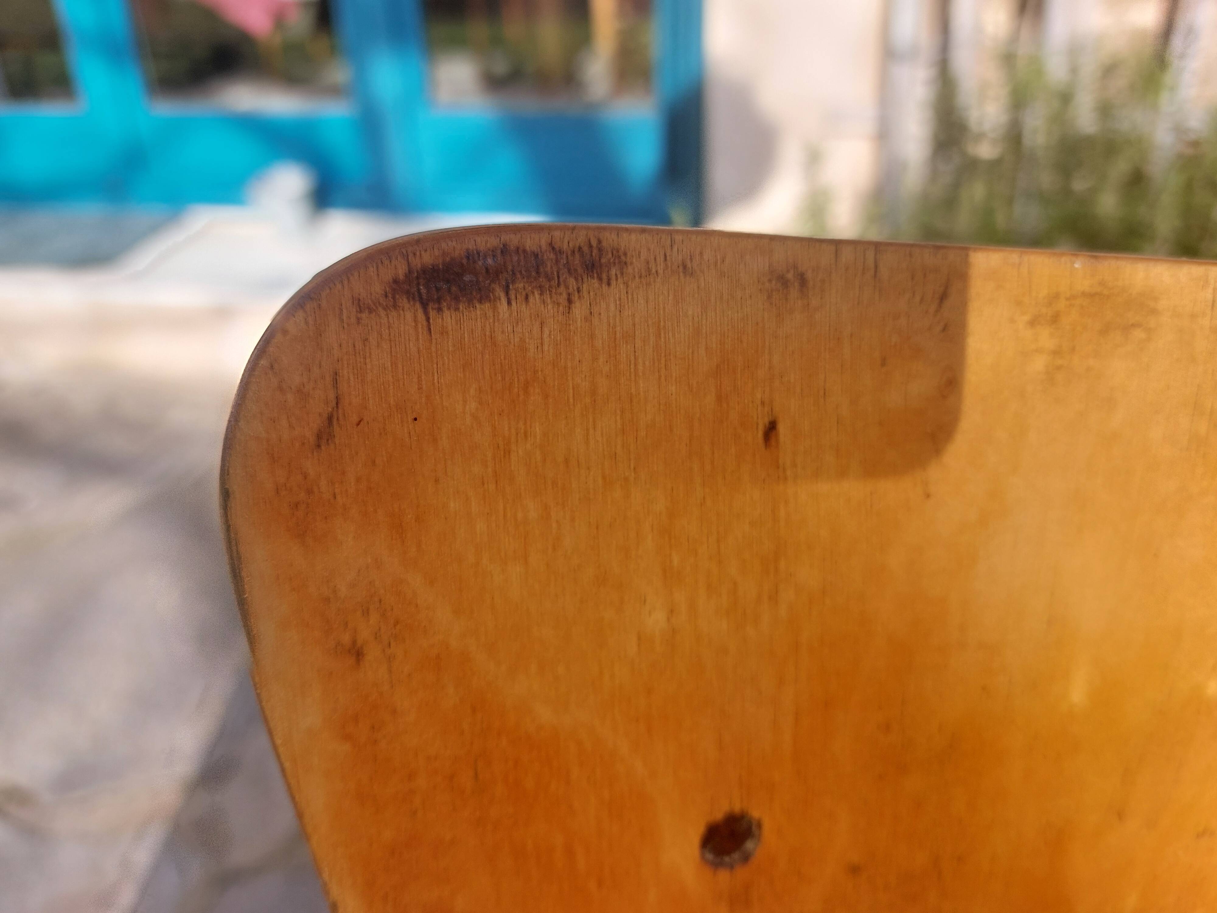 pair of Baumann bistro chairs