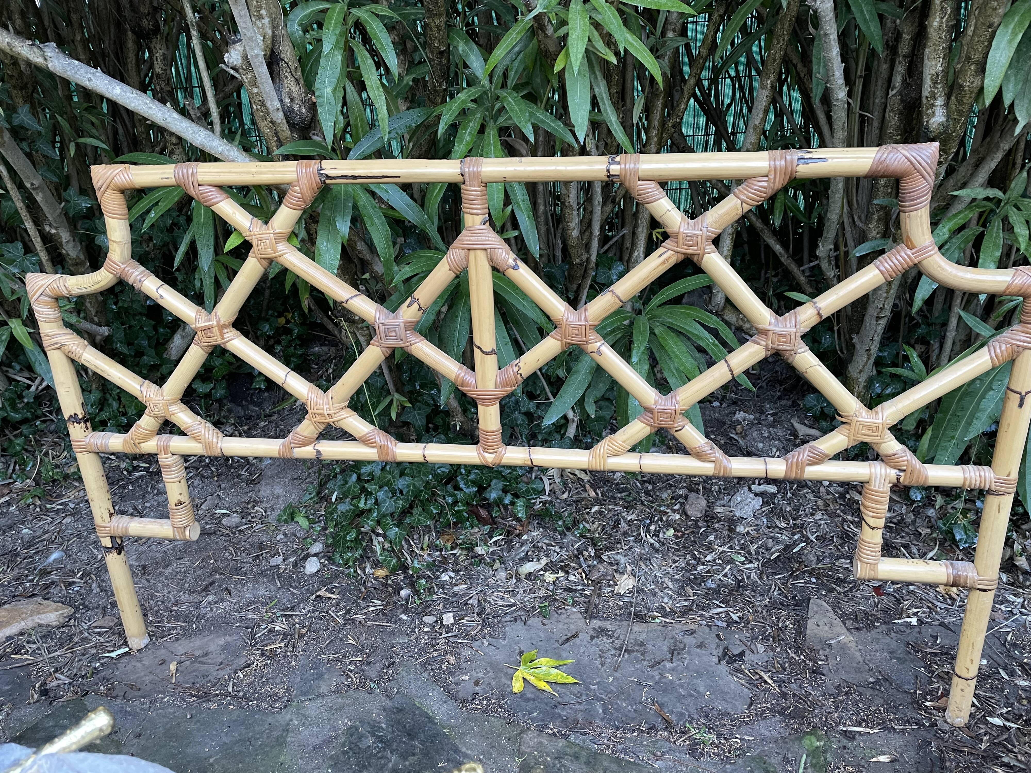 Rattan headboard 158cm