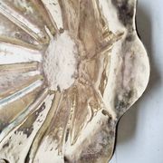Art Deco hammered bowl on stand, Germany, 1930s