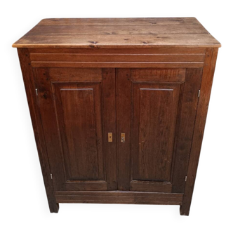 Buffet parisien vintage en chêne massif