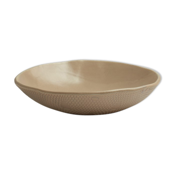 Assiette grège mat