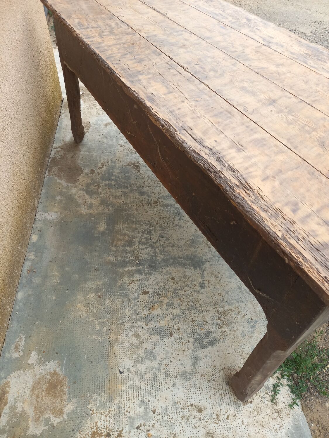 Very old office table