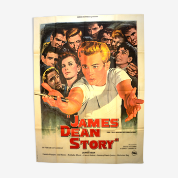 Original movie poster "James Dean Story" 1976 James Dean, Natalie Wood...