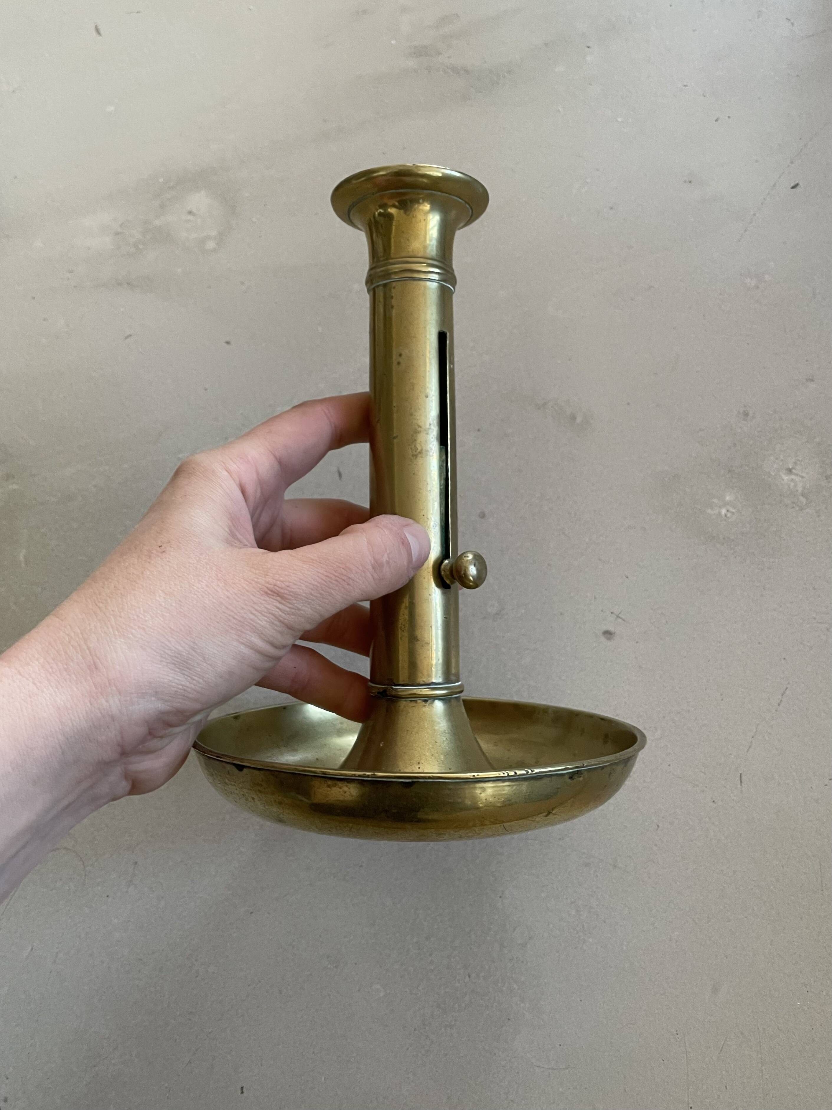 Chandelier à binet en bronze