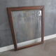Old oak frame, golden rim