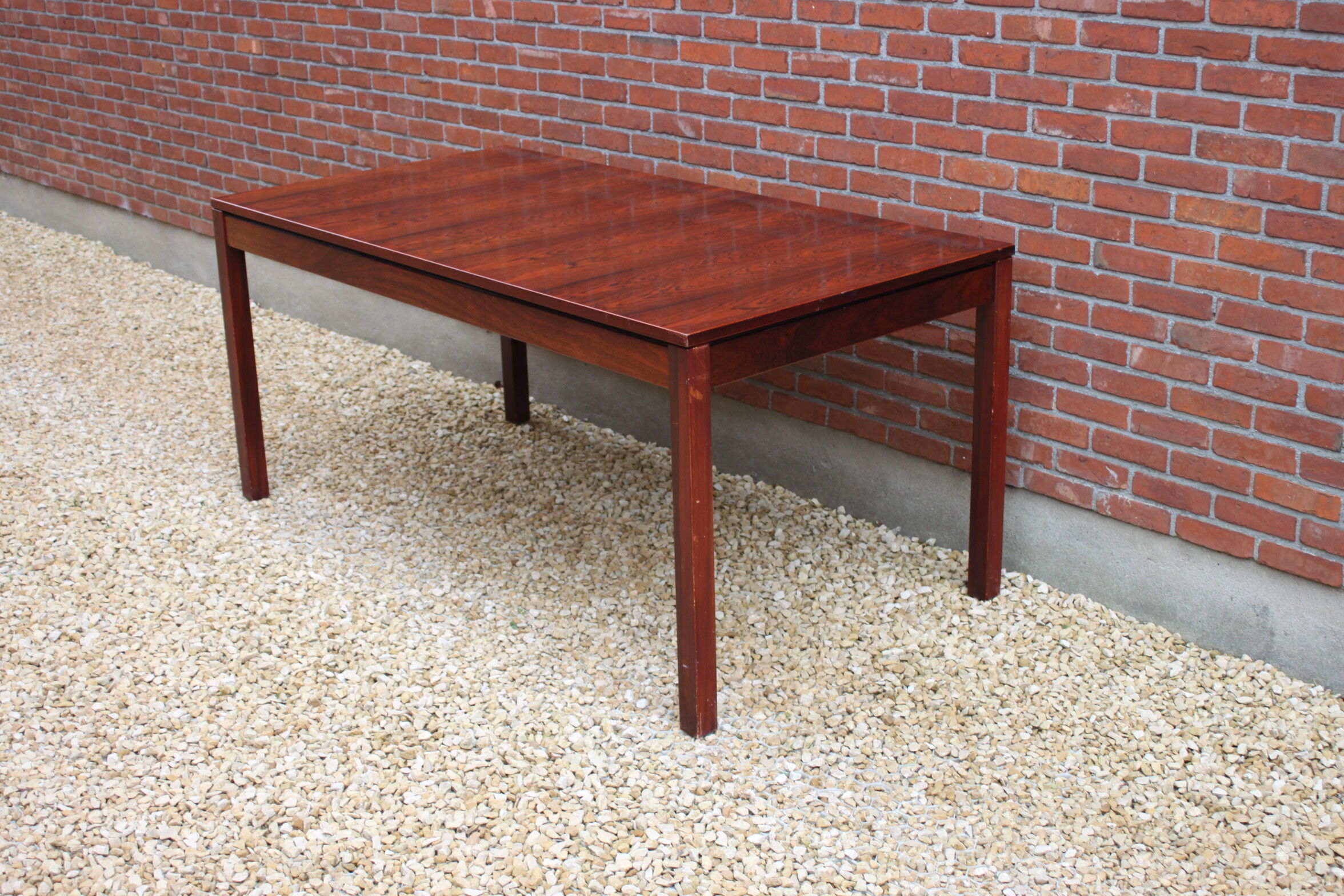 Table à manger extensible en palissandre par Alfred Hendrickx pour Belform, Belgique années 1960.
