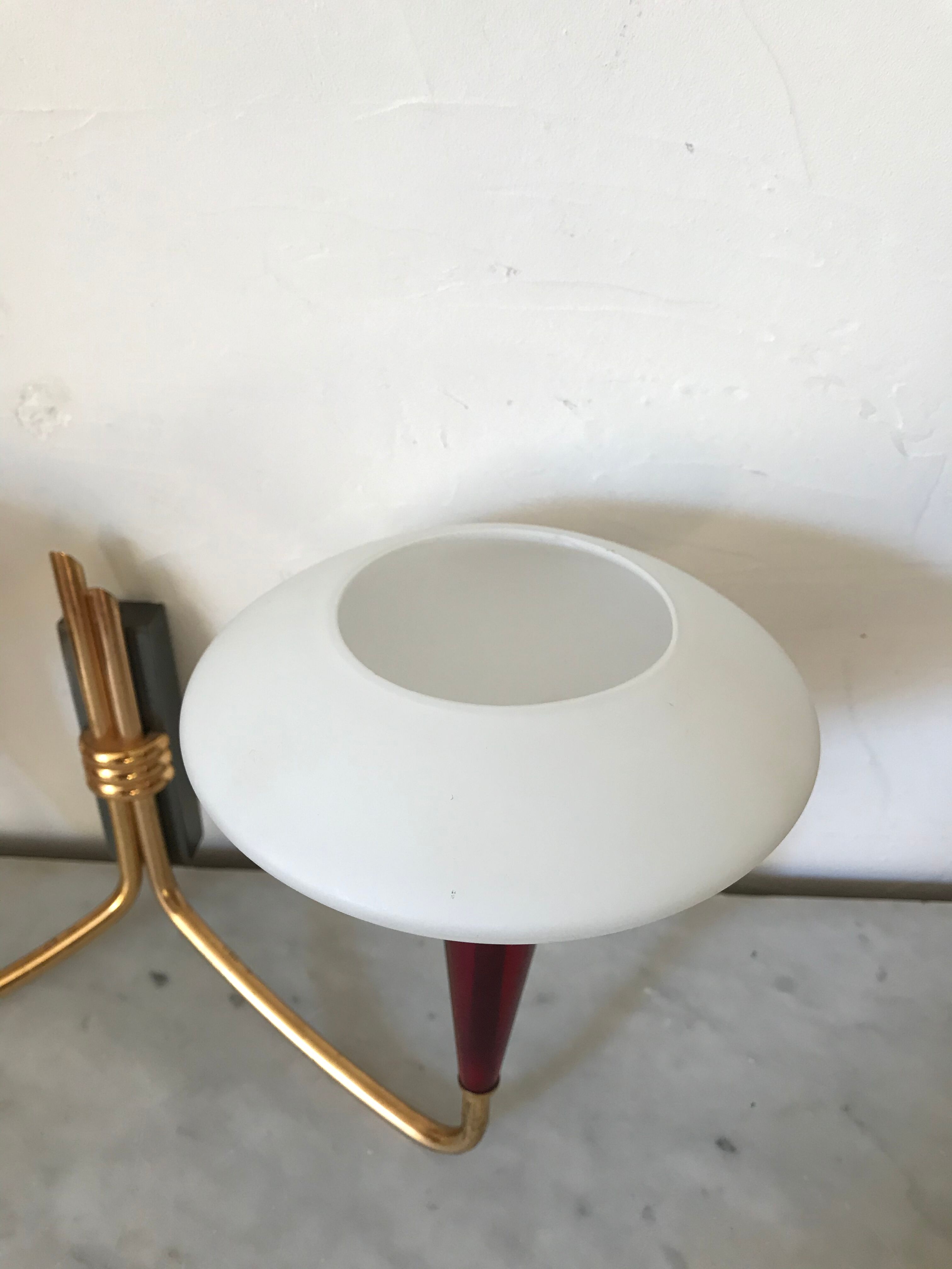 Vintage opaline sconce