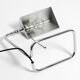 Large original 1980s chrome table lamp by Florian Schulz
