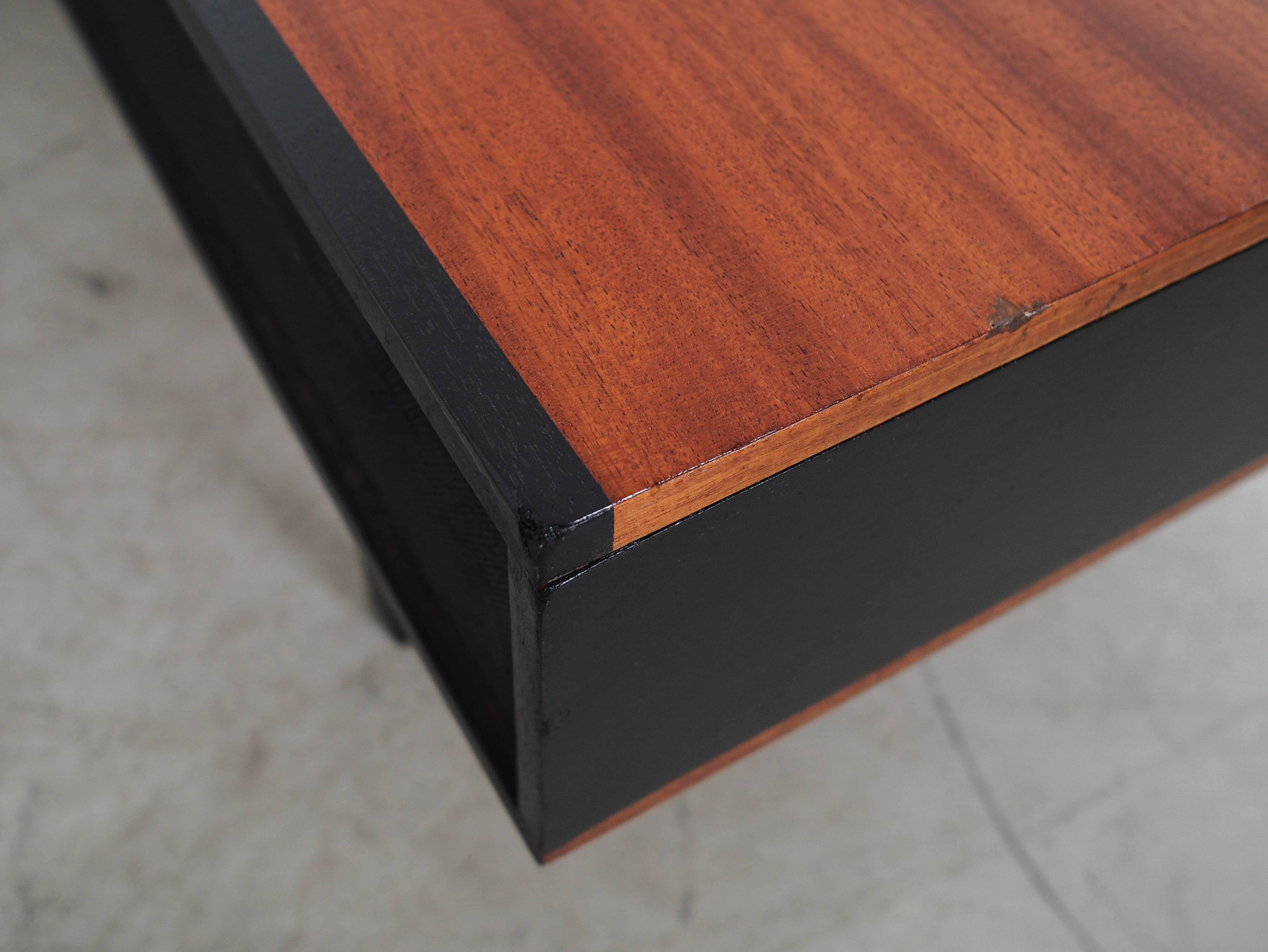 Teak lowboard, Danish design, 1970s, made in Denmark