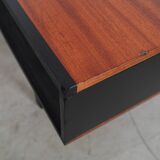 Teak lowboard, Danish design, 1970s, made in Denmark