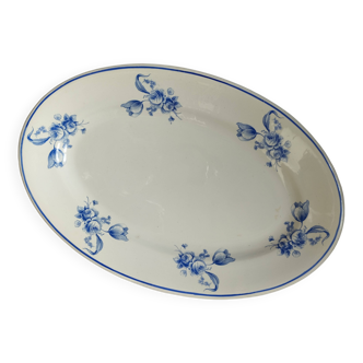 Plat à fleurs salins