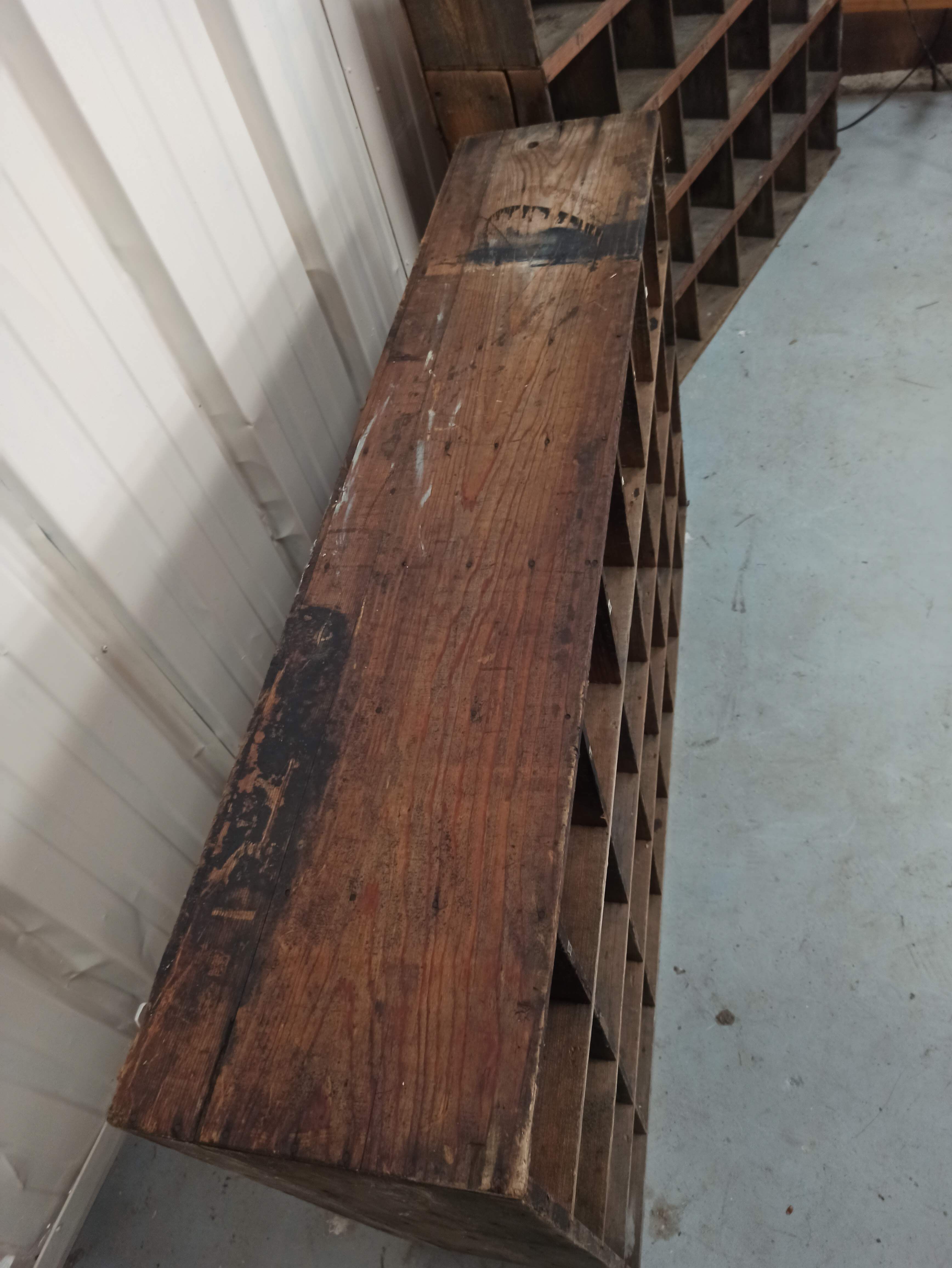 Duo of trade furniture sorting of the post shelf storage