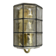 Wall light "Iron Rings" in brass and glass by Glashütte Limburg, Germany, 1970s