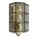 Wall light "Iron Rings" in brass and glass by Glashütte Limburg, Germany, 1970s