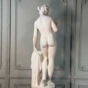 Venus with the Apple, based on the model by Bertel Thorvaldsen in reconstructed marble, 20th century.