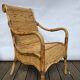 Pair of Vivai del Sud rattan wicker bamboo chairs