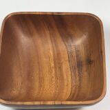 Scandinavian style teak wood pocket tray
