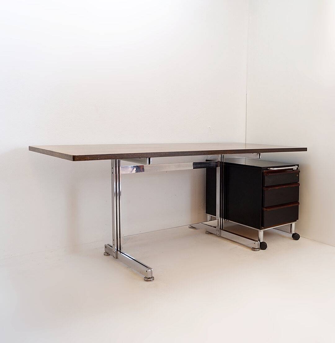 Jules Wabbes, “Cintree” desk, circa 1960