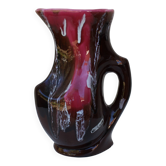 vase 1970 rose une anse
