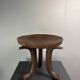 Handmade midcentury African tribal Jimma or Oromo tripod stool side table
