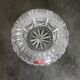Vase crystal ball schonborner bleikristall germany floral motifs
