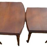 2 Built-in side tables in solid cherry wood – Very good condition