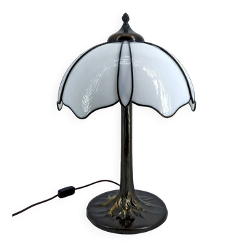 Tiffany-style table lamp – circa 1980