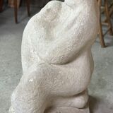 Plaster sculpture by dragoljub milosevic 1970