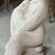 Plaster sculpture by dragoljub milosevic 1970