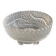 Frosted glass bowl with snake decoration