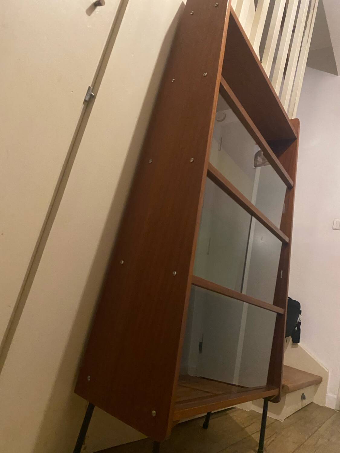 Vintage "Alta" library by Fonteneau, designed by Pierre Guariche.