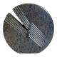 Dark gray ceramic vase by Nereo Boaretto